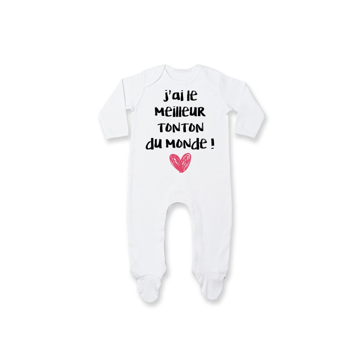 Pyjama bébé J'ai le meilleur Tonton du monde