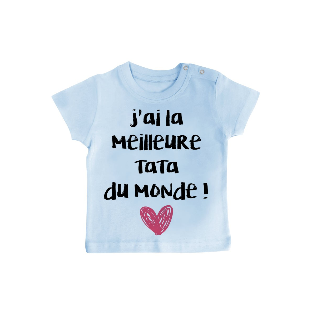 T-Shirt bébé J'ai la meilleure Tata du monde