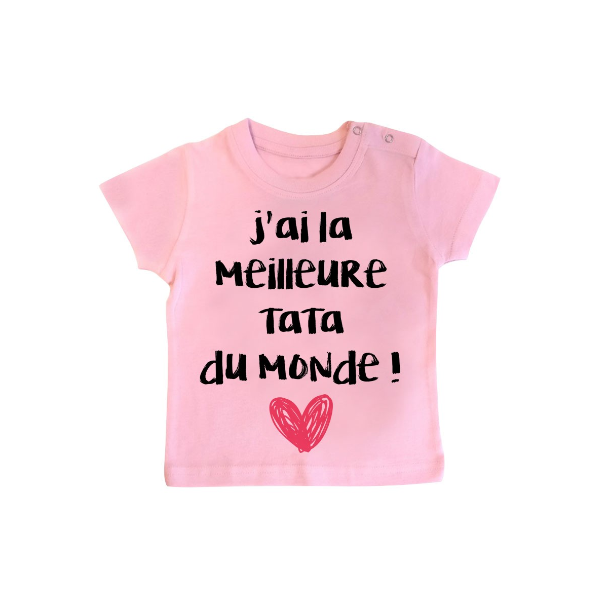 T-Shirt bébé J'ai la meilleure Tata du monde