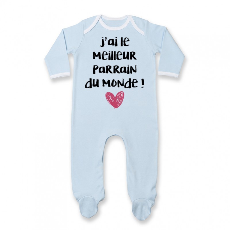 Pyjama bébé J'ai le meilleur Parrain du monde