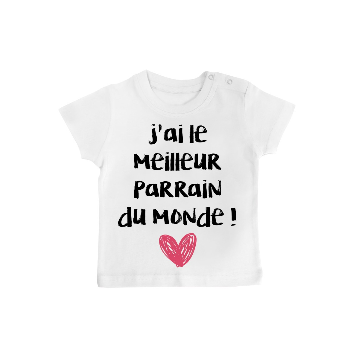 T-Shirt bébé J'ai le meilleur Parrain du monde