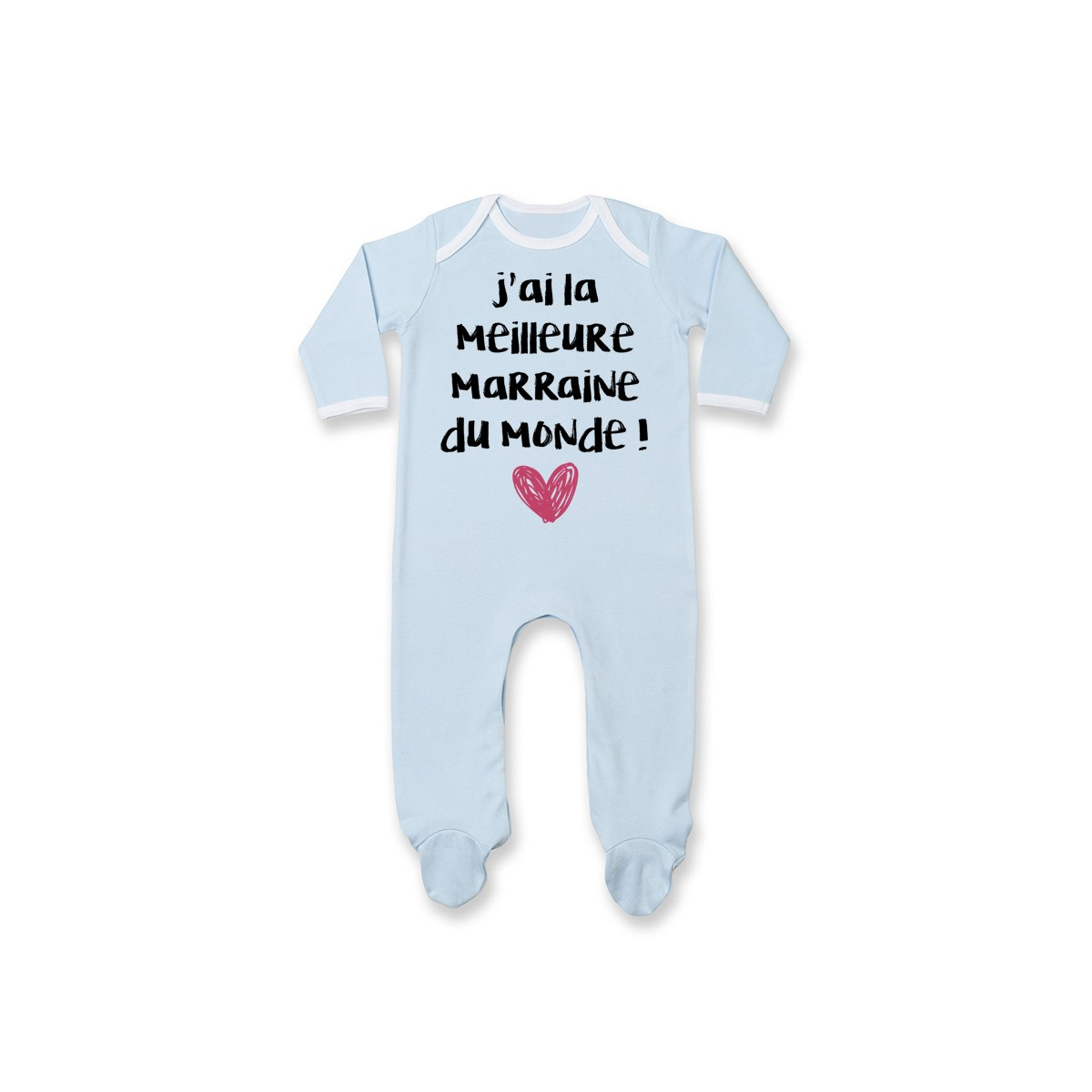 Pyjama bébé J'ai la meilleure Marraine du monde