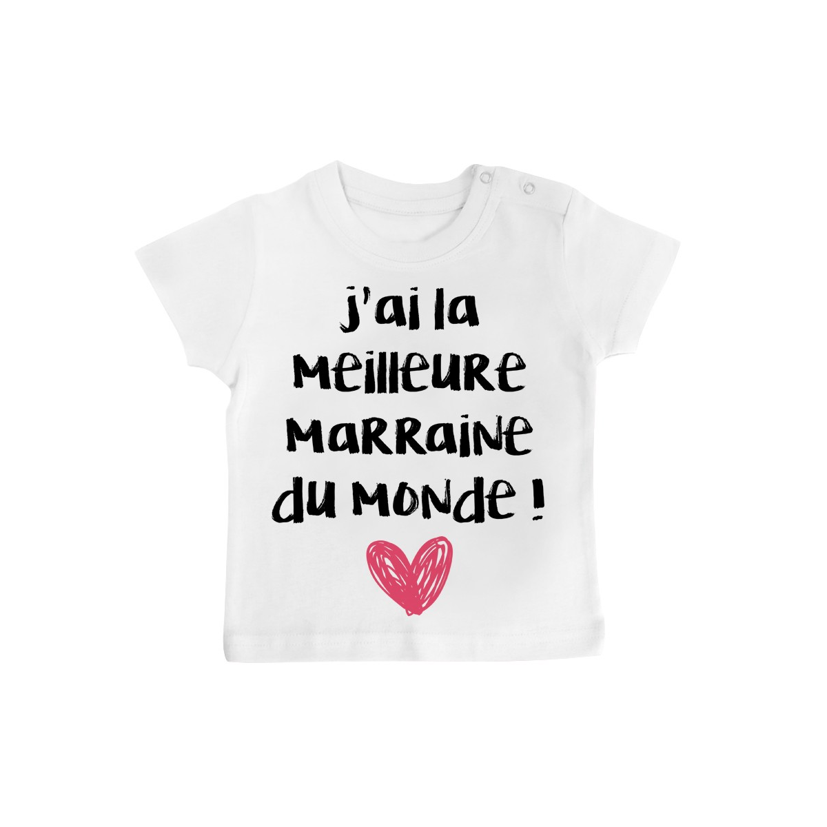 T-Shirt bébé J'ai la meilleure Marraine du monde