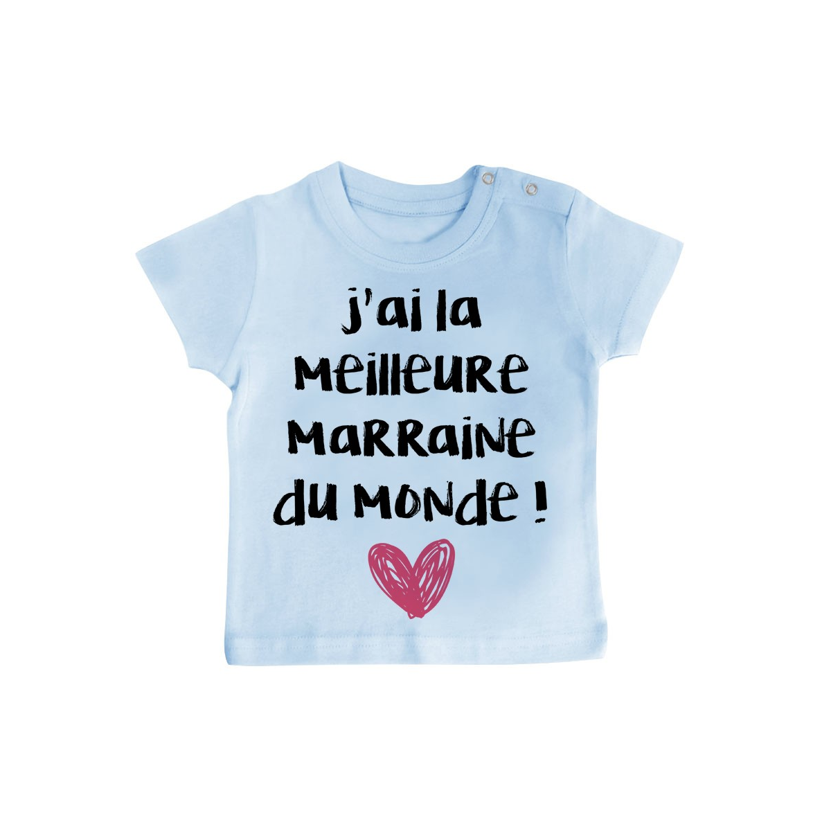 T-Shirt bébé J'ai la meilleure Marraine du monde