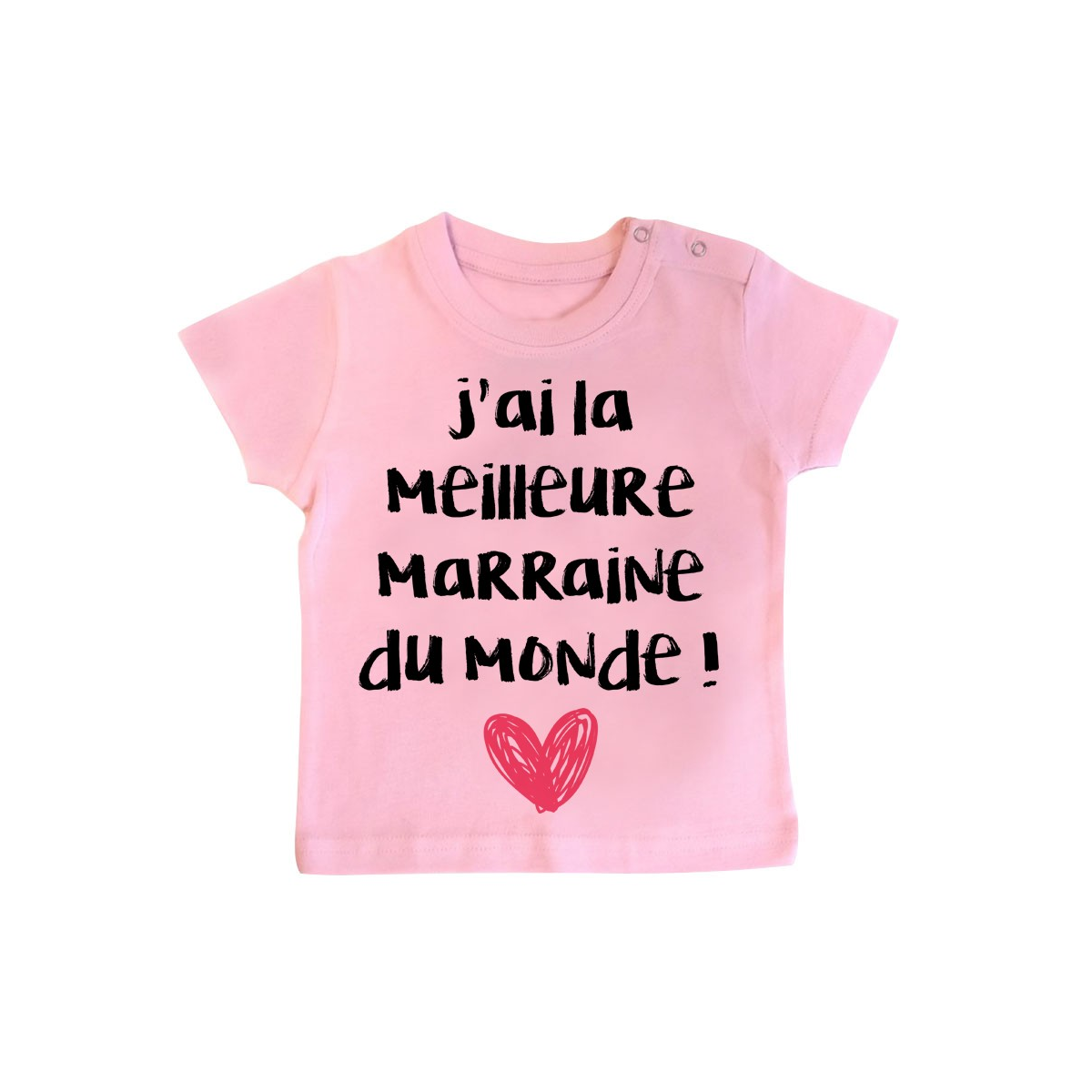 T-Shirt bébé J'ai la meilleure Marraine du monde