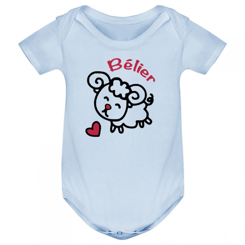 Body bébé Signes Astrologiques : Bélier Body bébé Signes Astrologiques : Bélier