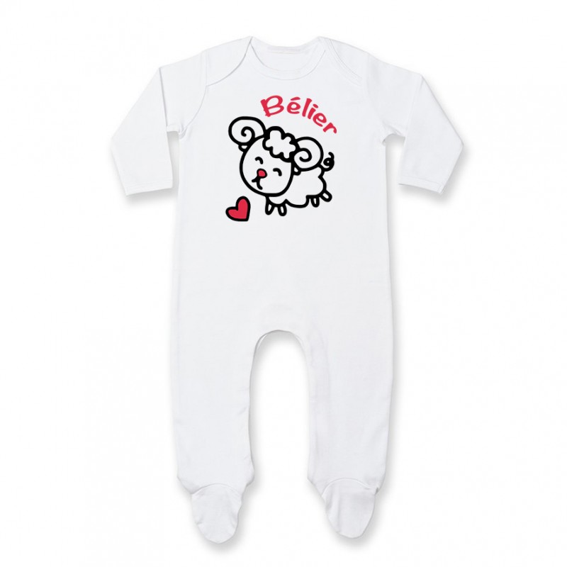 Pyjama bébé Signes Astrologiques : Bélier Pyjama bébé Signes Astrologiques : Bélier