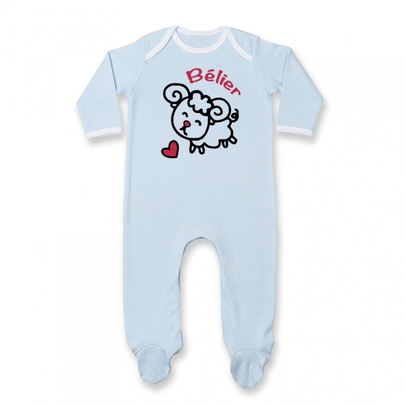 Pyjama bébé Signes Astrologiques : Bélier Pyjama bébé Signes Astrologiques : Bélier