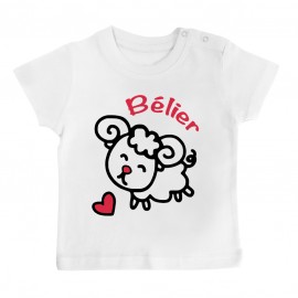 T-Shirt bébé Signes Astrologiques : Bélier