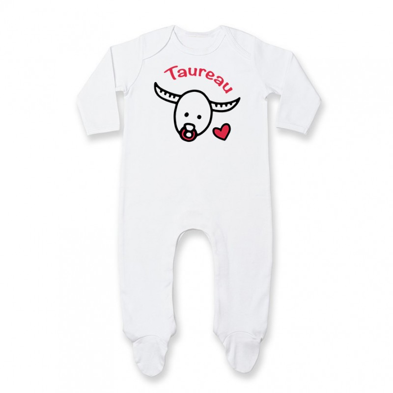 Pyjama bébé Signes Astrologiques : Taureau Pyjama bébé Signes Astrologiques : Taureau