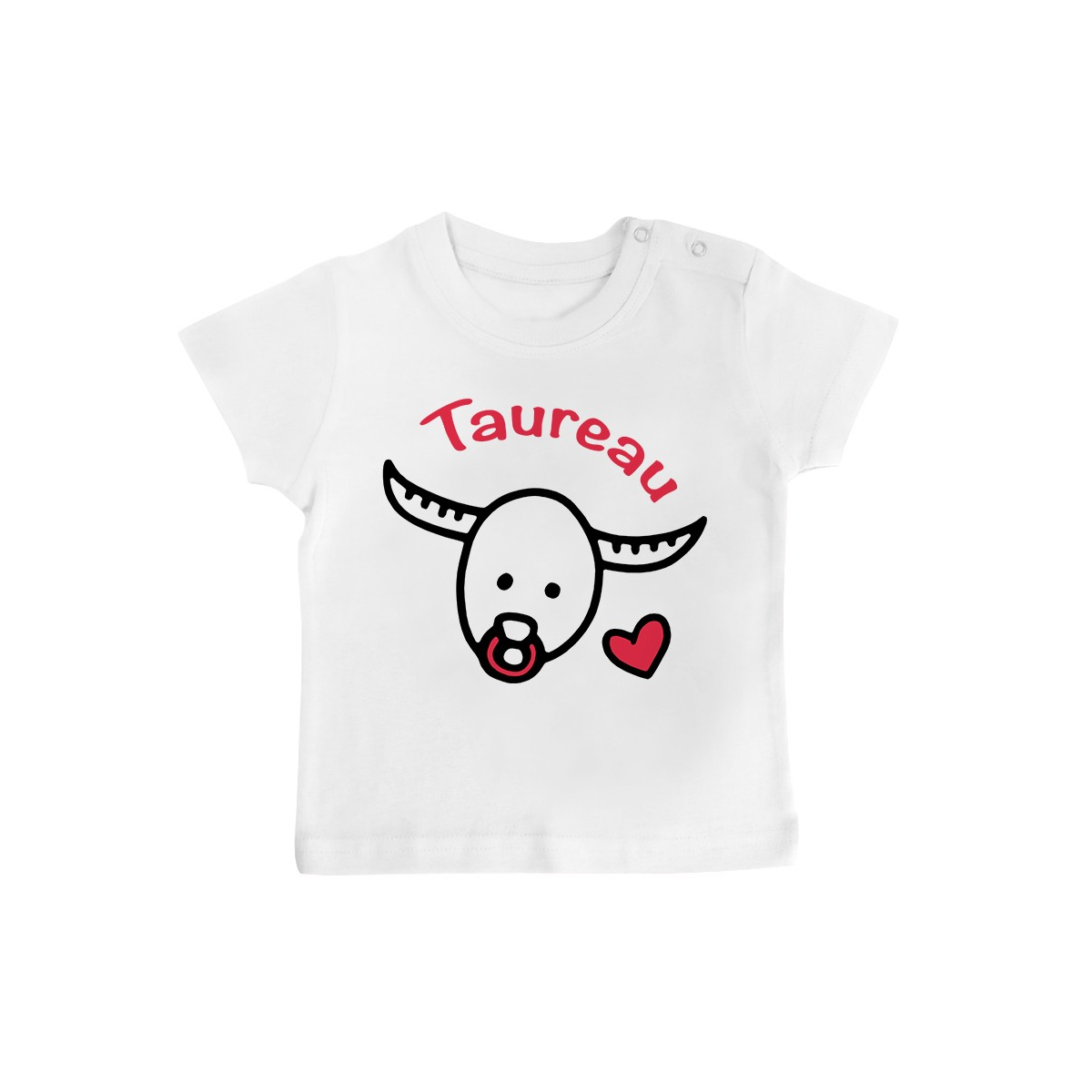 T-Shirt bébé Signes Astrologiques : Taureau