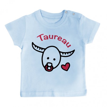 T-Shirt bébé Signes Astrologiques : Taureau