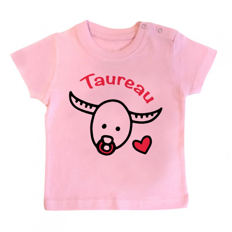 T-Shirt bébé Signes Astrologiques : Taureau