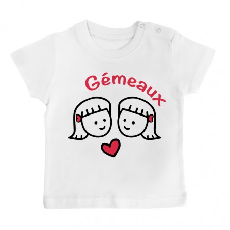 T-Shirt bébé Signes Astrologiques : Gémeaux