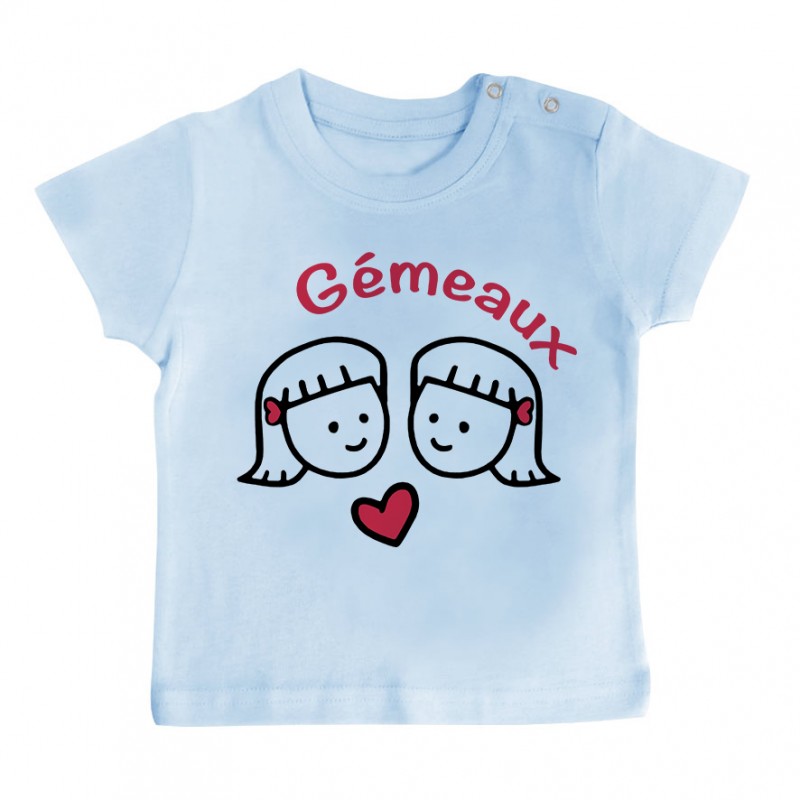 T-Shirt bébé Signes Astrologiques : Gémeaux T-Shirt bébé Signes Astrologiques : Gémeaux