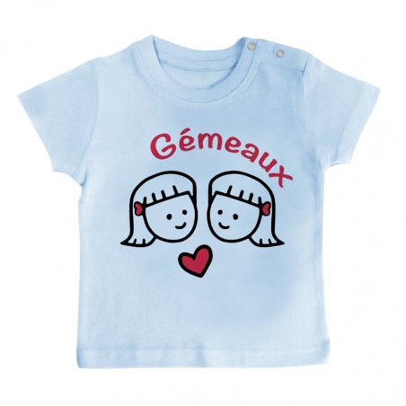 T-Shirt bébé Signes Astrologiques : Gémeaux