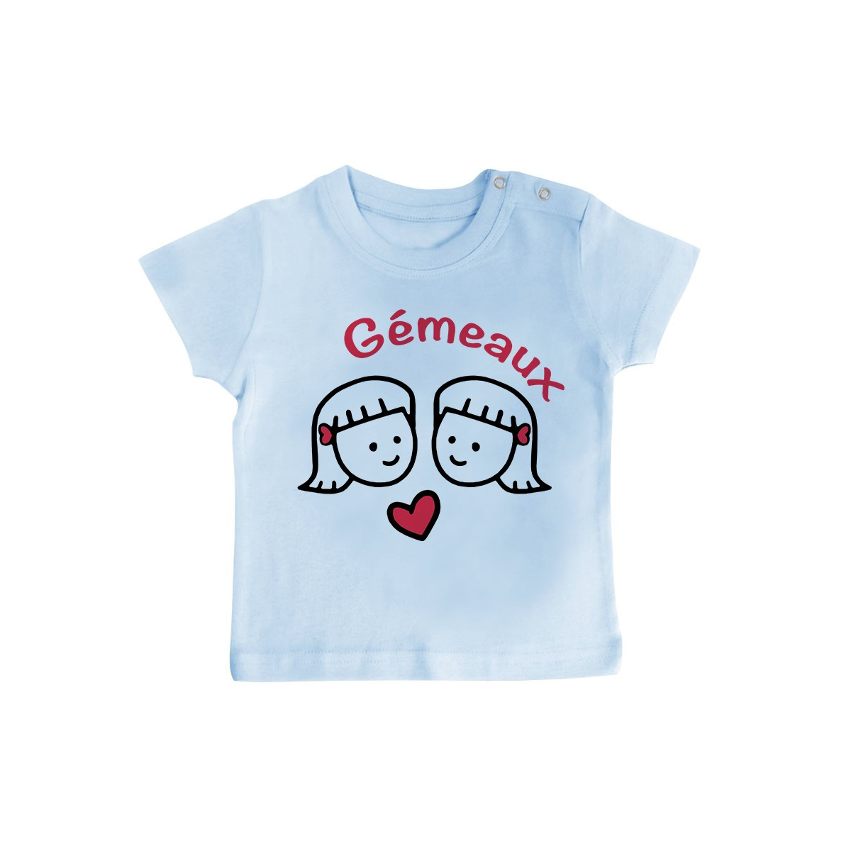 T-Shirt bébé Signes Astrologiques : Gémeaux