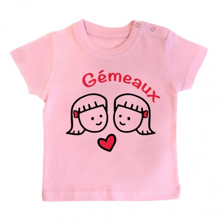 T-Shirt bébé Signes Astrologiques : Gémeaux