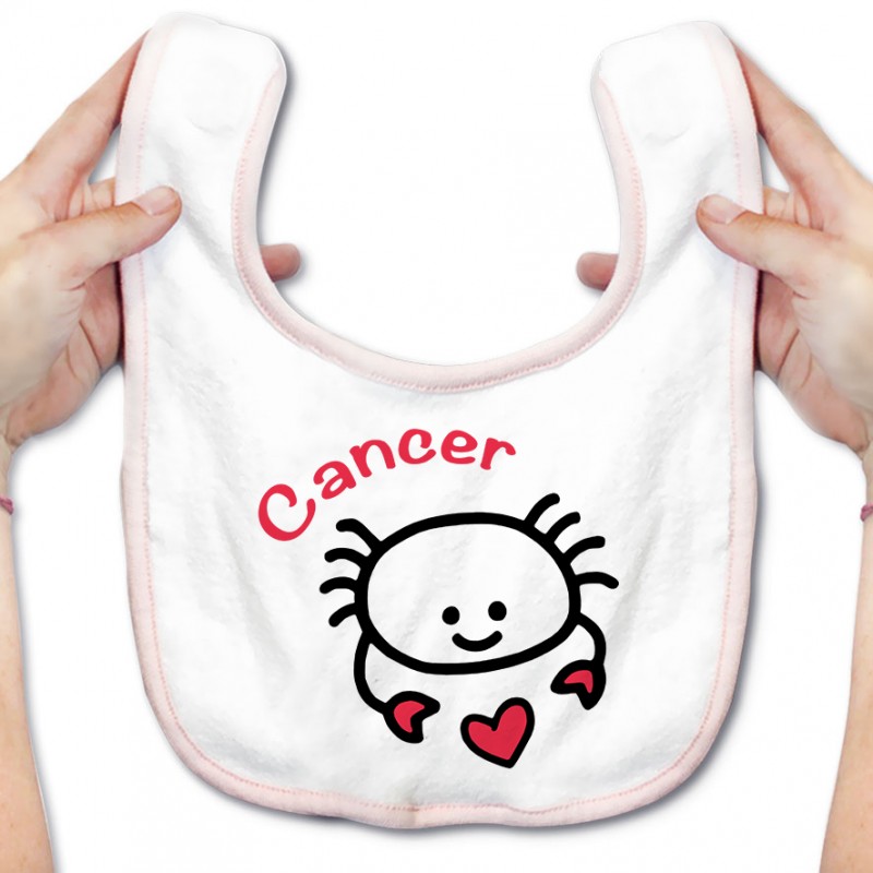 Bavoir bébé Signes Astrologiques : Cancer Bavoir bébé Signes Astrologiques : Cancer