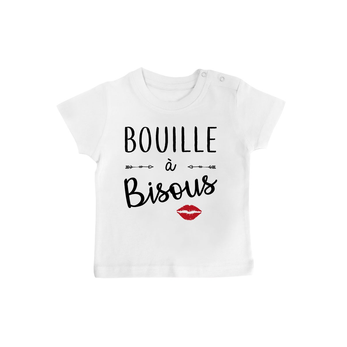 T-Shirt bébé Bouille à bisous