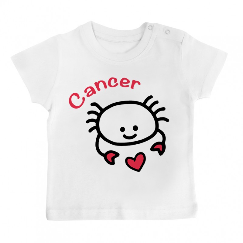 T-Shirt bébé Signes Astrologiques : Cancer T-Shirt bébé Signes Astrologiques : Cancer