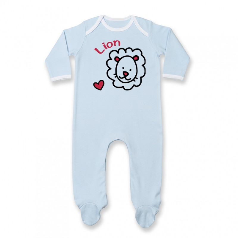 Pyjama bébé Signes Astrologiques : Lion Pyjama bébé Signes Astrologiques : Lion