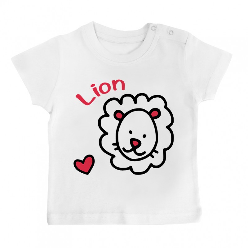 T-Shirt bébé Signes Astrologiques : Lion T-Shirt bébé Signes Astrologiques : Lion
