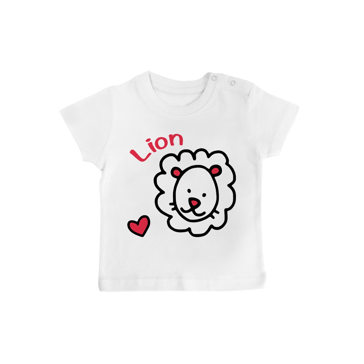 T-Shirt bébé Signes Astrologiques : Lion