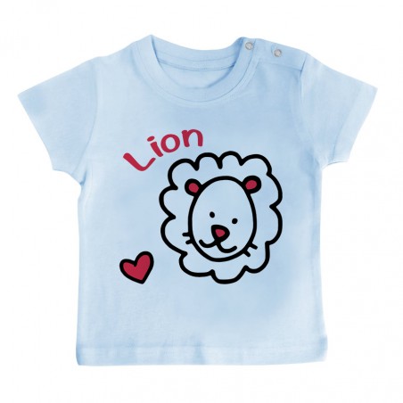 T-Shirt bébé Signes Astrologiques : Lion