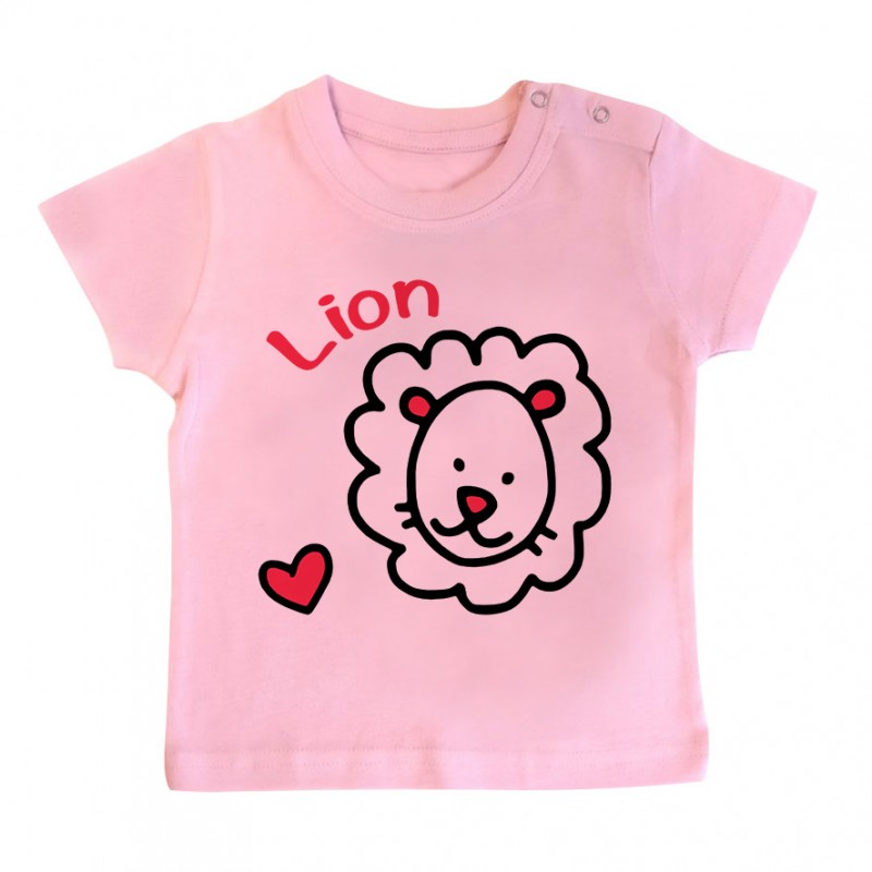 T-Shirt bébé Signes Astrologiques : Lion