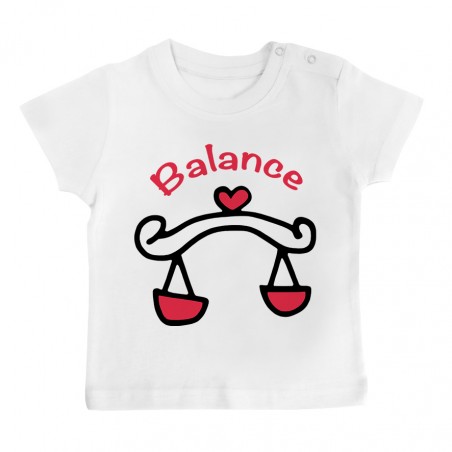 T-Shirt bébé Signes Astrologiques : Balance