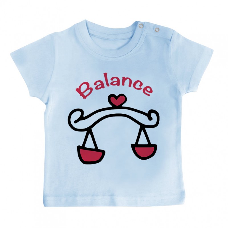 T-Shirt bébé Signes Astrologiques : Balance T-Shirt bébé Signes Astrologiques : Balance