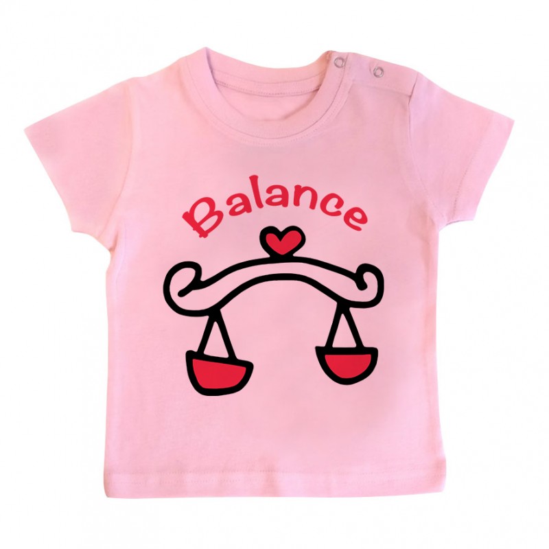 T-Shirt bébé Signes Astrologiques : Balance T-Shirt bébé Signes Astrologiques : Balance