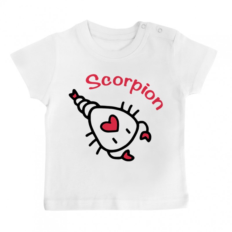 T-Shirt bébé Signes Astrologiques : Scorpion