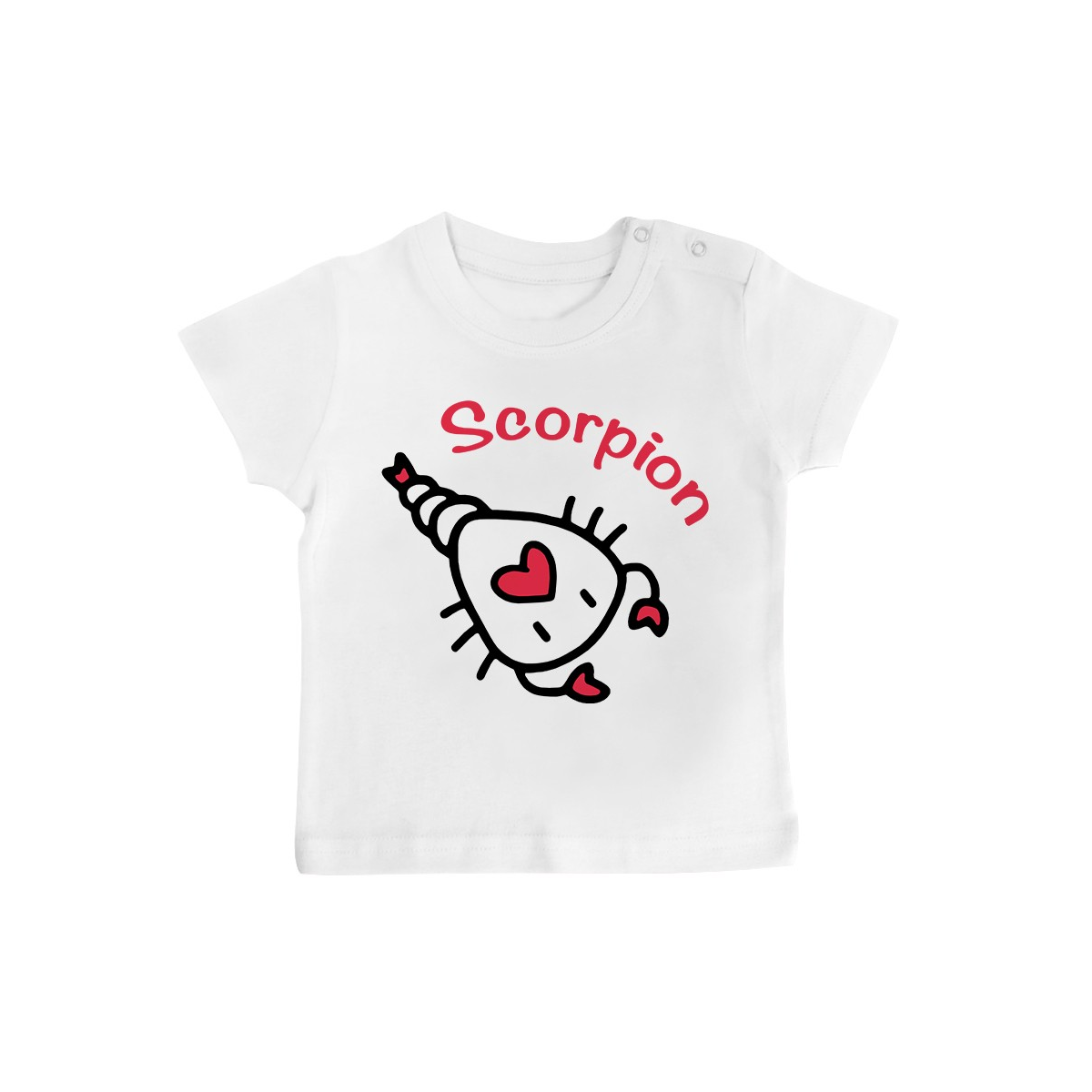 T-Shirt bébé Signes Astrologiques : Scorpion