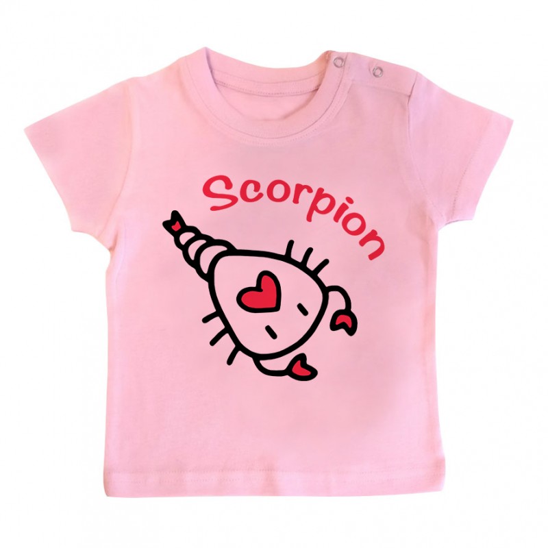 T-Shirt bébé Signes Astrologiques : Scorpion T-Shirt bébé Signes Astrologiques : Scorpion