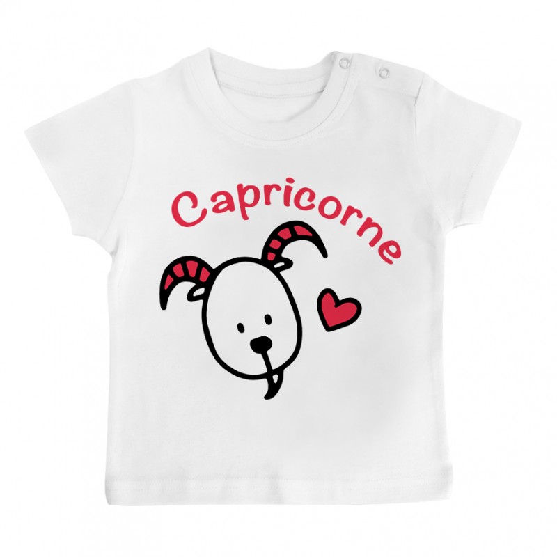 T-Shirt bébé Signes Astrologiques : Capricorne T-Shirt bébé Signes Astrologiques : Capricorne