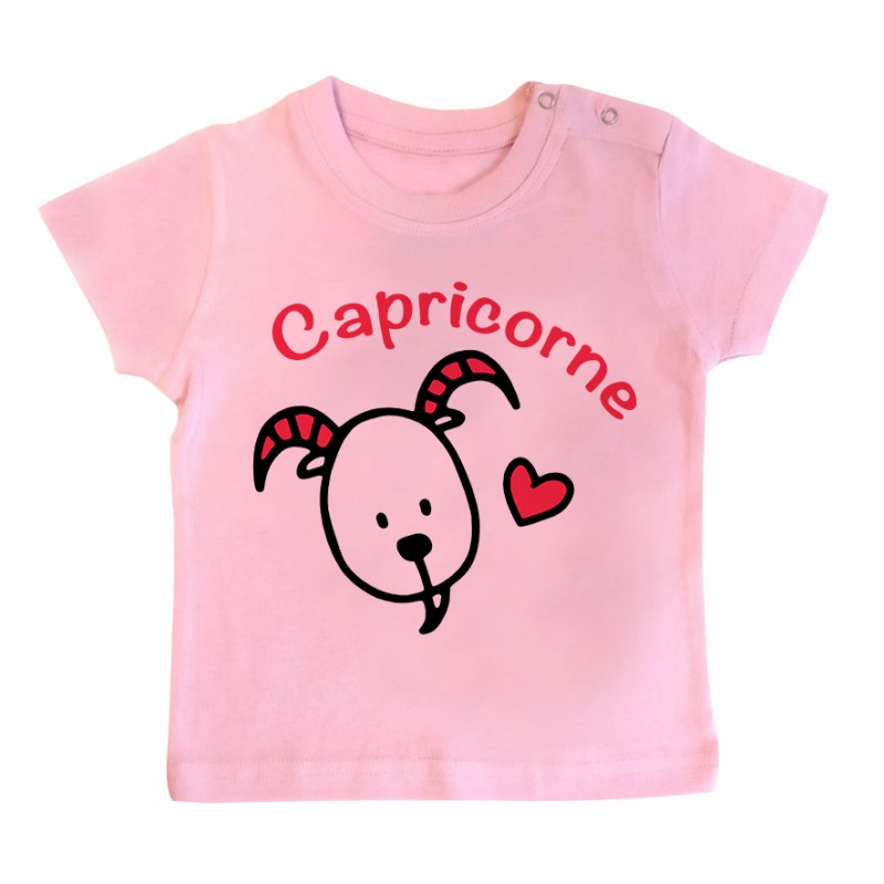 T-Shirt bébé Signes Astrologiques : Capricorne