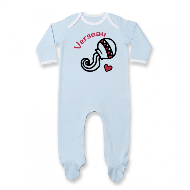 Pyjama bébé Signes Astrologiques : Verseau Pyjama bébé Signes Astrologiques : Verseau