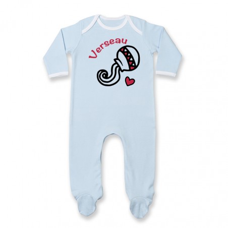Pyjama bébé Signes Astrologiques : Verseau