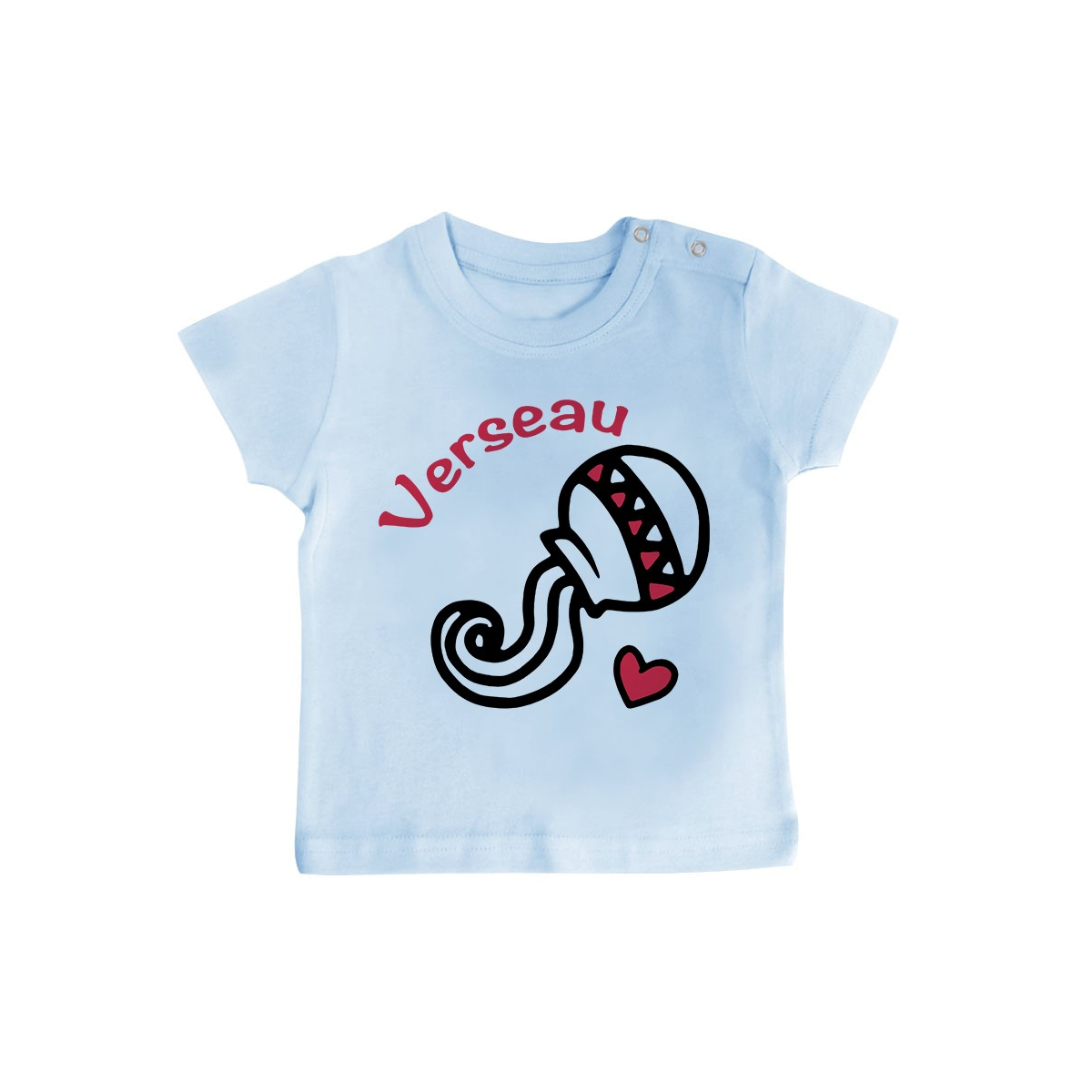 T-Shirt bébé Signes Astrologiques : Verseau
