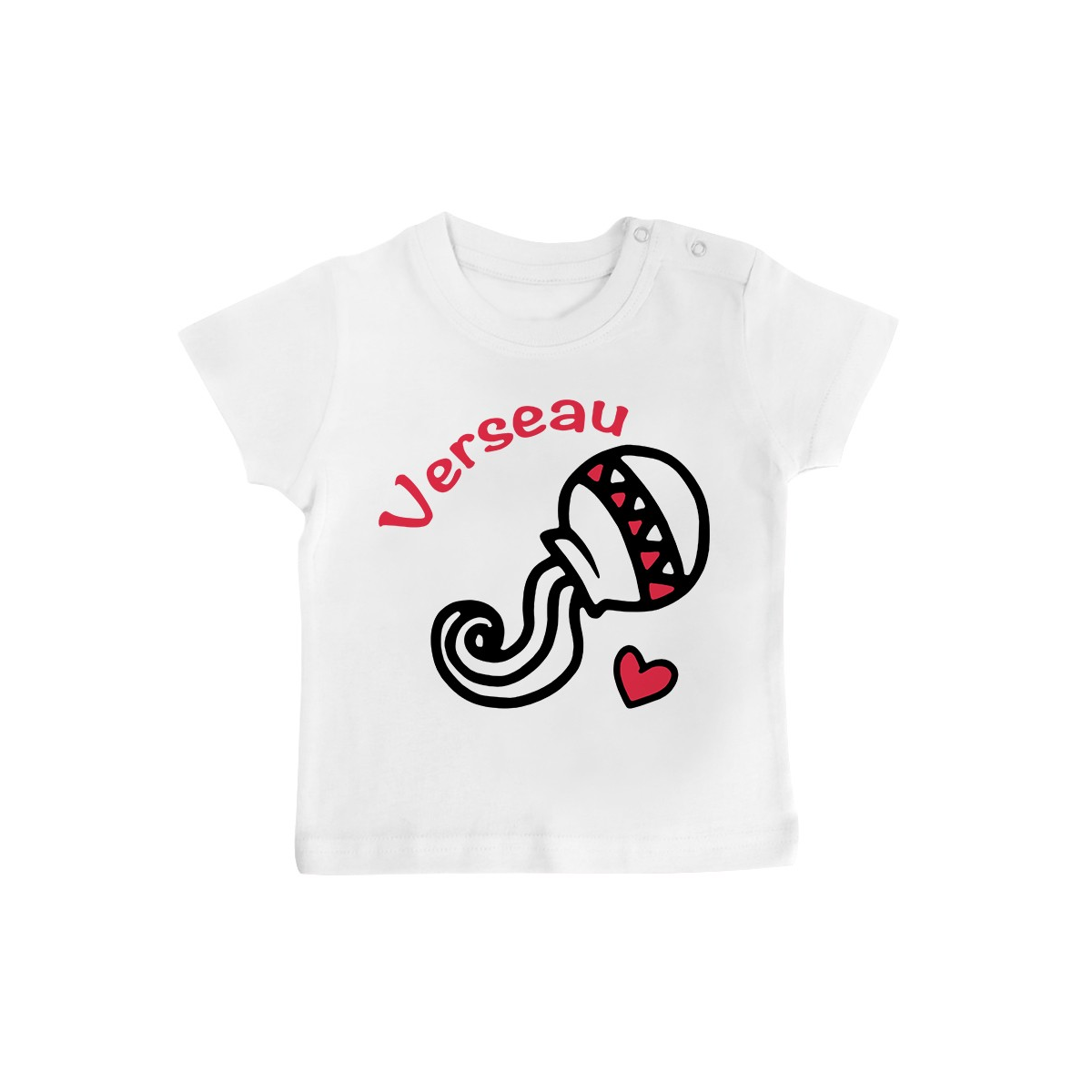 T-Shirt bébé Signes Astrologiques : Verseau