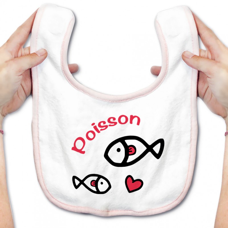 Bavoir bébé Signes Astrologiques : Poisson