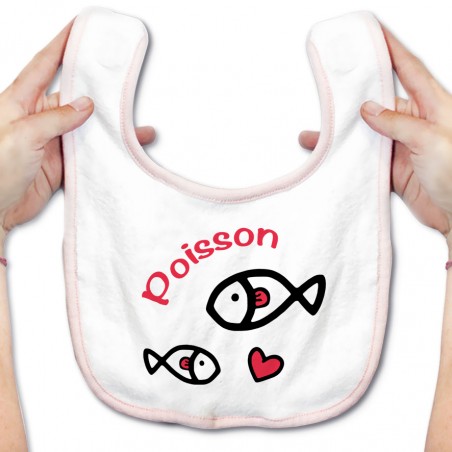 Bavoir bébé Signes Astrologiques : Poisson