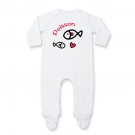 Pyjama bébé Signes Astrologiques : Poisson