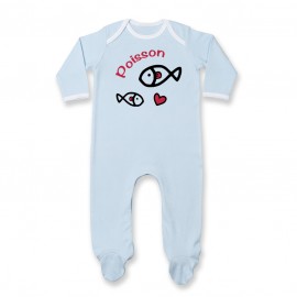 Pyjama bébé Signes Astrologiques : Poisson