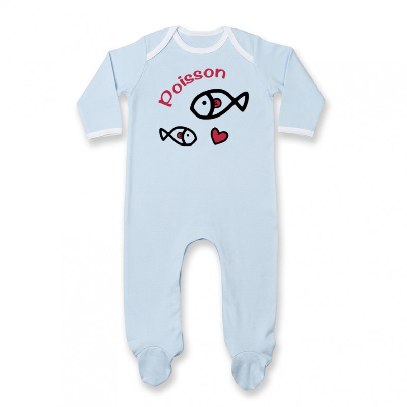 Pyjama bébé Signes Astrologiques : Poisson