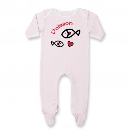 Pyjama bébé Signes Astrologiques : Poisson
