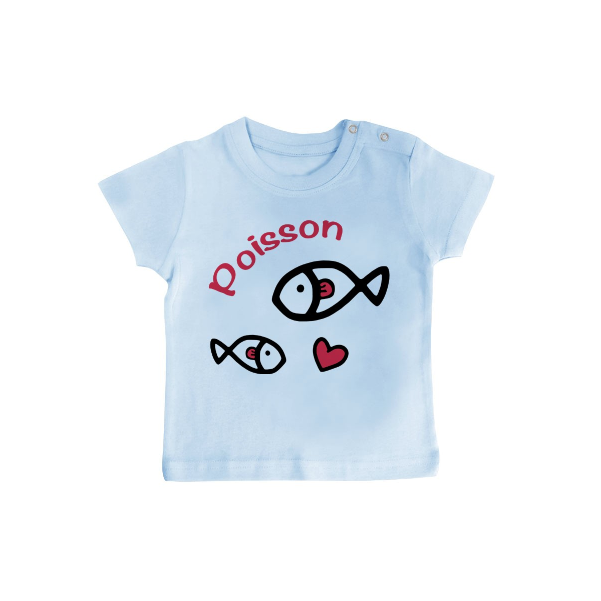 T-Shirt bébé Signes Astrologiques : Poisson