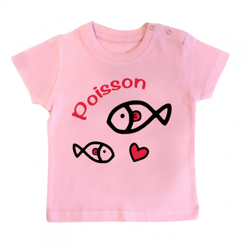 T-Shirt bébé Signes Astrologiques : Poisson T-Shirt bébé Signes Astrologiques : Poisson